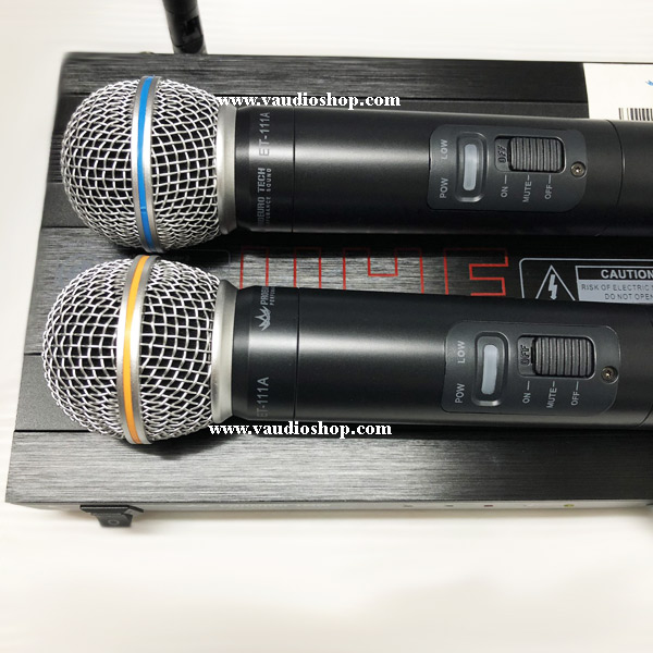 Wireless Microphone EUROTECH ET-111A  ถือคู่ UHF ด้ามโลหะ 1