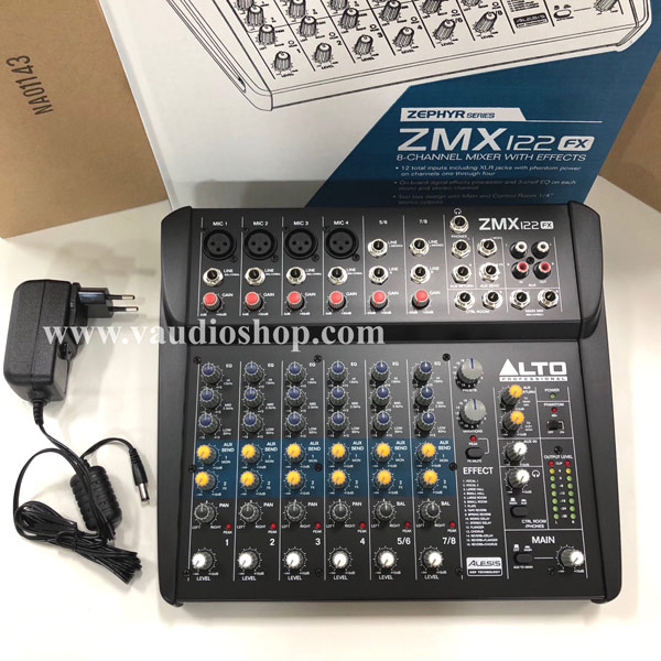 MIXER ALTO ZEPHYR ZMX122FX (8-Channel Compact Mixer with Effects) 2