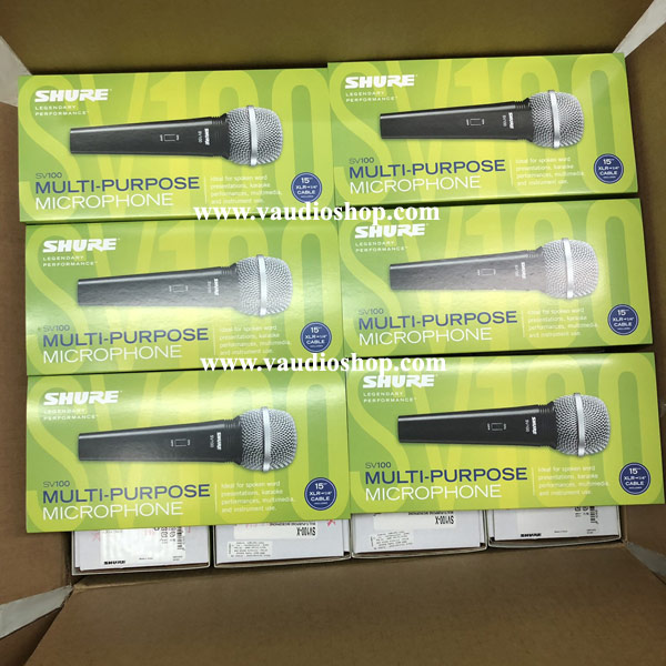 ไมโครโฟน SHURE SV100-X ของแท้ พร้อมบัตรประกันมหาจักร ล็อตใหม่ 2021 4