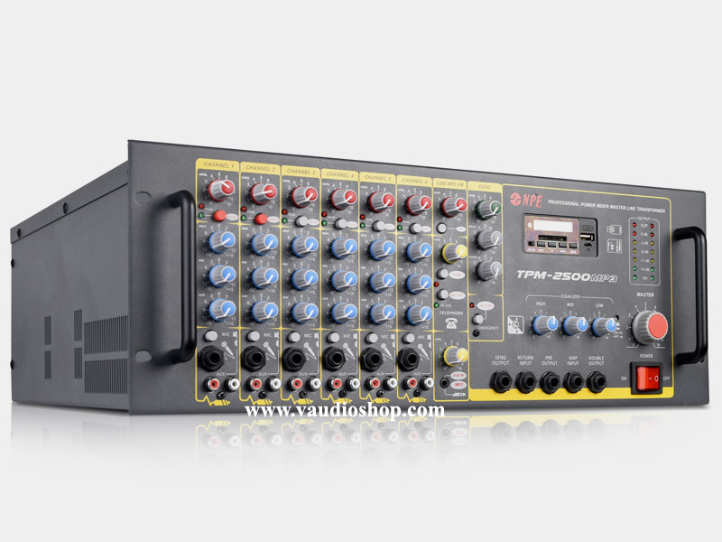 Power Mixer NPE TPM-2500MP3 (Bluetooth,USB/SD, MP3, ช่องโทรศัพท์) 2