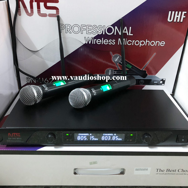 Wireless Microphone NTS SN-U62 MK II ถือคู่ UHF 4