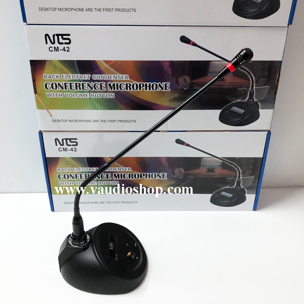 ไมโครโฟนแบบตั้งโต๊ะ ไมค์ประชุม NTS CM-42 (คอไมค์ยาว 42 CM.) 1