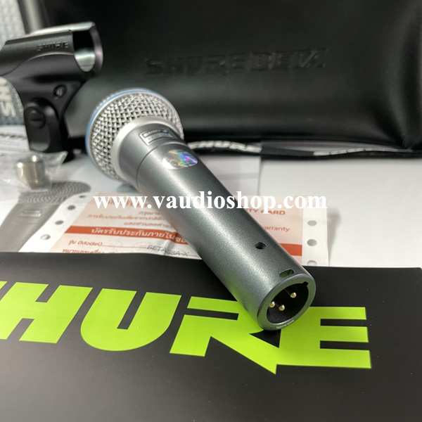 ไมโครโฟน SHURE BETA58A-X ของแท้ พร้อมบัตรประกันมหาจักร ล็อตใหม่ 2021 2