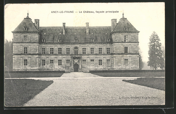 โปสการ์ดเก่าประเทศฝรั่งเศส ปี คศ. 1906 (พ.ศ. 2449 ตรงกับรัชสมัย ร.5) รูปอาคารเลอฟรังก์เลอชาโตว์