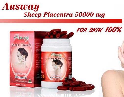 รกแกะออสเวย์ Ausway sheep placentra 50000 mgซื้อ1แถม1