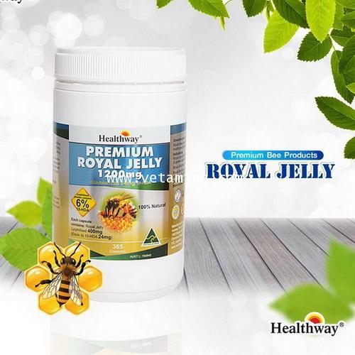 นมผึ้ง Healthway Premium Royal Jelly 1200mg ซื้อ1แถม1พิเศษราคาส่ง