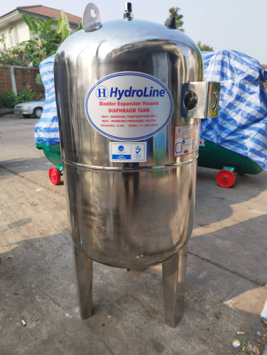 ถังควบคุมแรงดันน้ำ สแตนเลส Hydroline 200 ลิตร รุ่น NXV-200 1