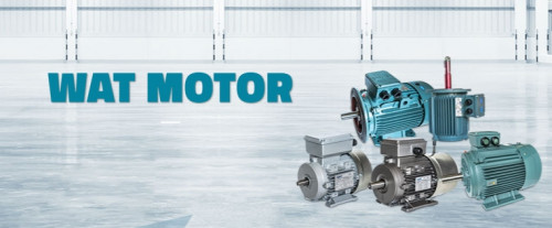 มอเตอร์ วัตต์ WAT 5.5 แรงม้า 4 โพล ขาตั้ง