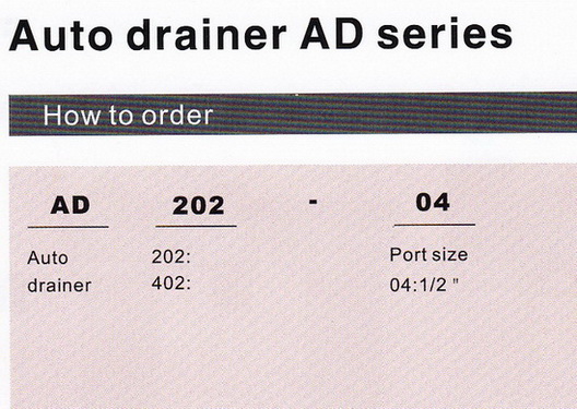 ออโตเดรน Auot Drain SFC Model : AD402-04 1