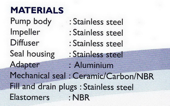 LOWARA SURFACE PUMPS Threaded Stainless Steel-CEA(N) 1