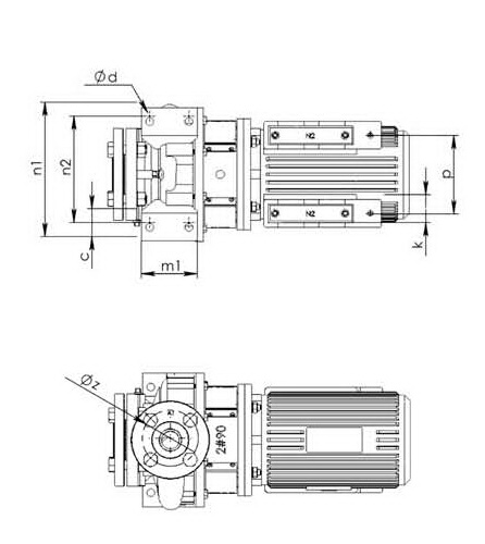 ปั๊มน้ำสแตค Stac Water pump รุ่น NF2-65-20/2000 4
