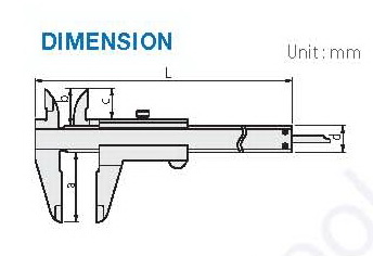 Mitutoyo Vernier Caliper Series 530 Model : 530-109 2