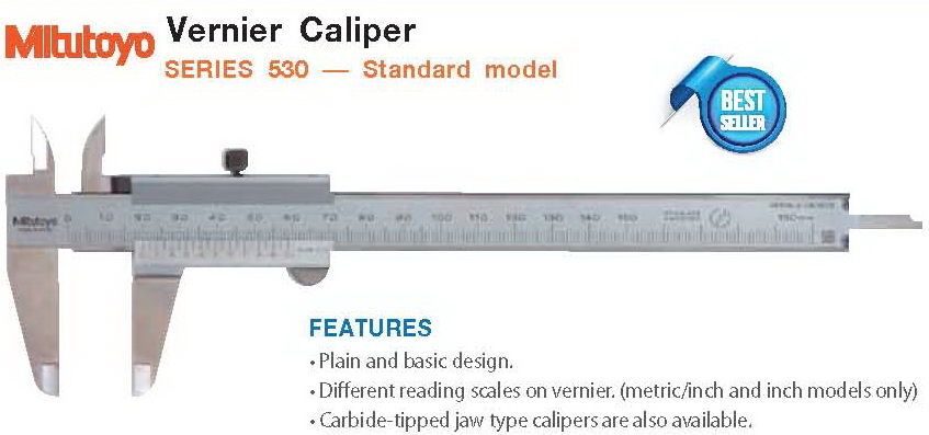 Mitutoyo Vernier Caliper Series 530 Model : 530-502