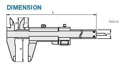 Mitutoyo Vernier Caliper Series 531 Model : 531-109 1