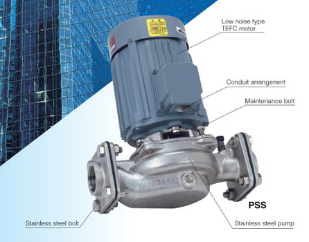 ปั๊มน้ำ Kawamoto IN LINE PUMP รุ่น PE-255-0.15S 2
