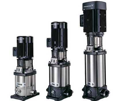 ปั๊มน้ำแรงดันสูงหลายใบพัดแนวตั้ง Grundfos รุ่น CR1-27/380