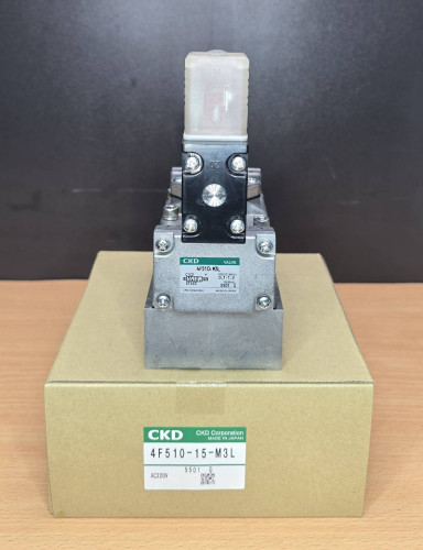 โซลินอยด์วาล์ว Solenoid Valve CKD Model 4F510-15-M3L-AC220