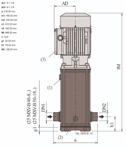 ปั๊มน้ำ Calpeda รุ่น MXV-B 32-404 2
