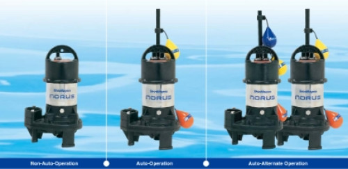 ปั๊มน้ำแบบจุ่ม ShinMaywa NORUS รุ่น CR501T/0.15 kw.