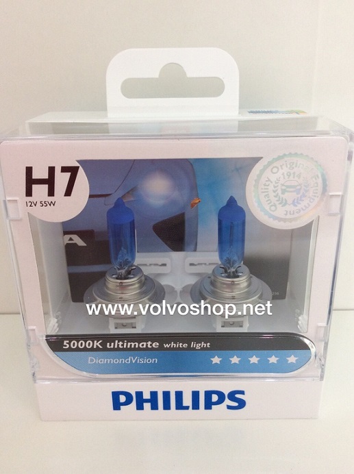 หลอดไฟหน้า Philips รุ่น Diamaond Vision 5000K 1