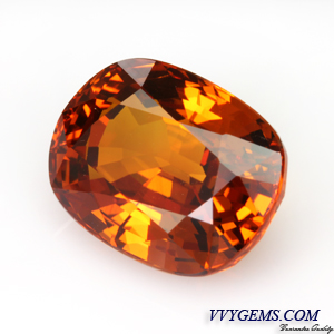บุษราคัม (Yellow Sapphire) 8.27 กะรัต รูปไข่ สวย ไฟดี 1