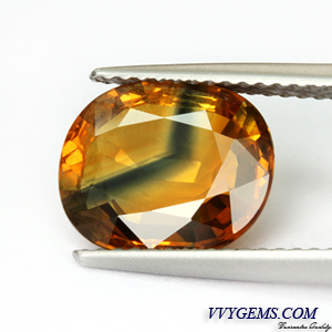 บุษราคัม (Yellow Sapphire) Party Color 4.26 กะรัต 1