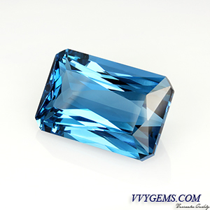 สวิสบลูโทแพซ (Swiss Blue Topaz) 20.33 ct 1