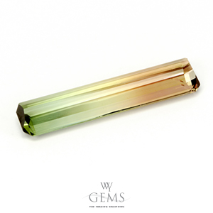 ทัวร์มาลีนสองสี (Bi-Color Tourmaline) 4.03 กะรัต สีชมพู/เขียว 1