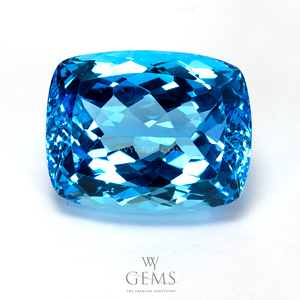 สวิสบลูโทแพซ (Swiss Blue Topaz) 14.41 กะรัต