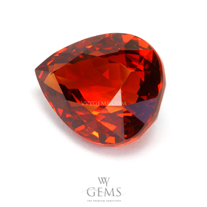 สเปสซาร์ไทด์ (Spessartite Garnet) 7.82 กะรัต สีแดงออกส้ม 1