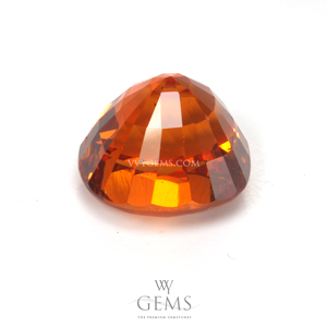 สเปสซาร์ไทด์ (Spessartite Garnet) 3.35 กะรัต รูปไข่ สีแฟนต้า ไฟเต็มเม็ด 2