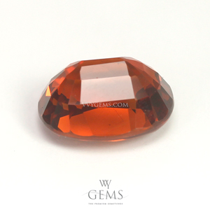 สเปสซาร์ไทด์ (Spessartite Garnet) 2.79 กะรัต รูปไข่ สีแดงส้ม 2