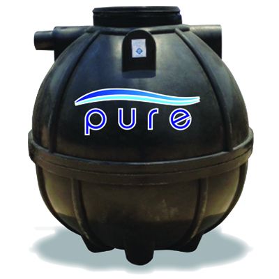ถังบำบัดน้ำเสียเกรอะกรองรวมแบบไร้อากาศ PURE รุ่น PS-1000 (1000 ลิตร) 0