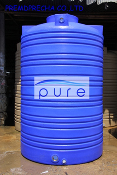 ถังเก็บน้ำบนดิน PE สีฟ้า รุ่น PO-10000 ขนาด 10000 ลิตร