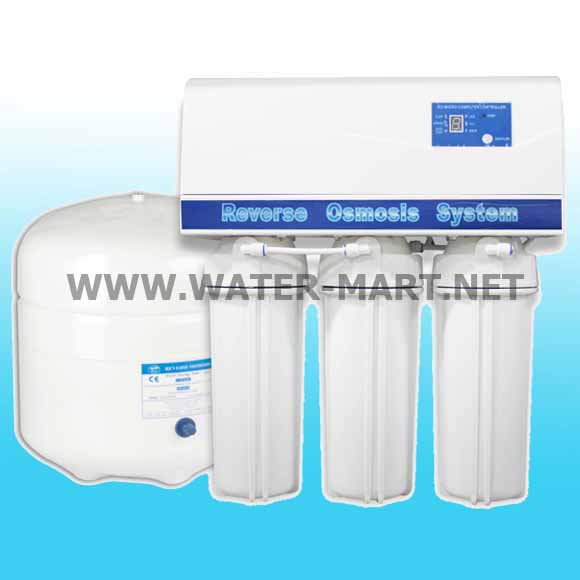 เครื่องกรองน้ำ ro 5 ขั้นตอน ระบบ Reverse Osmosis 50 GPD Uni-pure (Auto Flush+Digital Control) 0