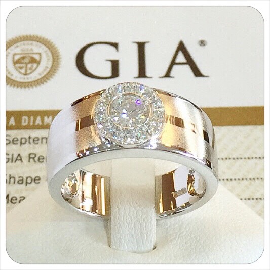 แหวนเพชรเซอร์ GIA 3EX D Colour ราคา 59,500 บาท