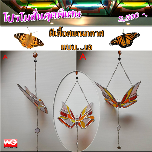 ผีเสื้อสเตนกลาส (Stained Glass Butterfly)