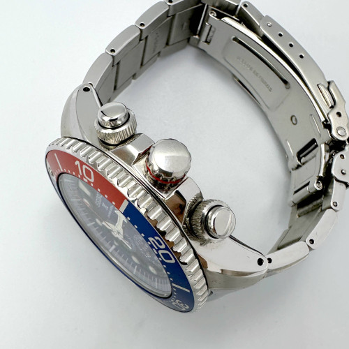 SEIKO Diver Solar V176-0AD0 Chronograph Date ขนาดตัวเรือน 45 mm. (Fullset) 2