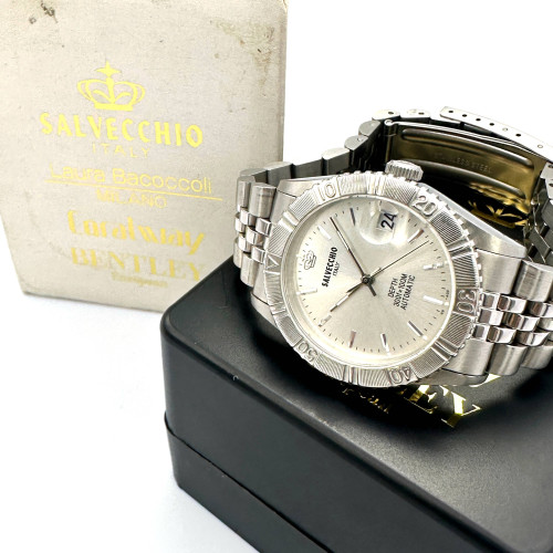 SALVECCHIO Italy Depth 100m Automatic Date ขนาดตัวเรือน 36 mm. (Pre-owned) 8