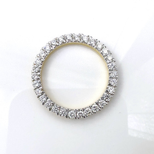 ขอบเพชรแท้สำหรับใส่ ROLEX Oyster Lady size 26 mm. ประดับเพชรแท้ 30 เม็ด 1