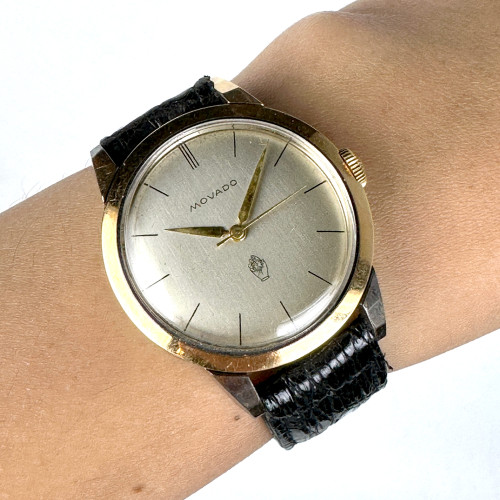 MOVADO Classic Swiss ระบบไขลาน Unisex ขนาดตัวเรือน 33 mm. (Pre-owned) 8