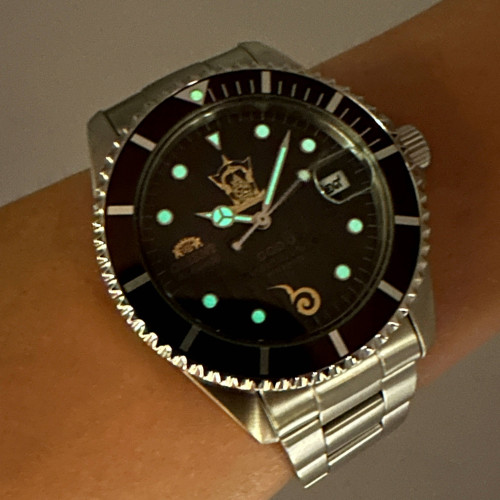 ORIENT 100 ปี พระราชวังสนามจันทร์ Limited Edition 253/490 Automatic Date Size 40 mm. (Pre-owned) 8