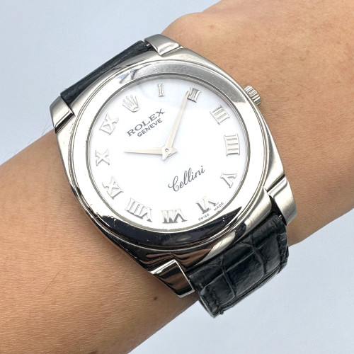 ROLEX Cellini Cestello 5330 ปี 2008 18k White Gold ไขลาน ขนาดตัวเรือน 36 mm. (Pre-owned) 9