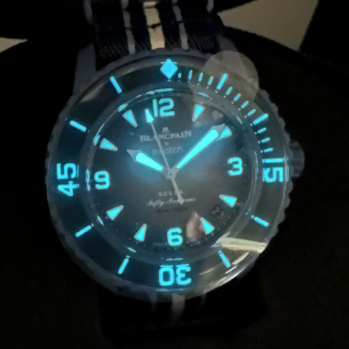 BLANCPAIN X SWATCH Scuba Fifty Fathoms 