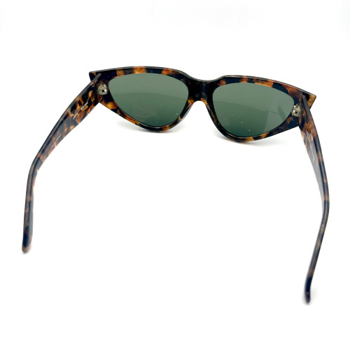 แว่นกันแดด RAYBAN FRANCE 1980 ONYX BR เลนส์เทา G-15 กรอบลายกระน้ำตาล ตัวเรือนอครีลิคลายกระหินน้ำตาล 4