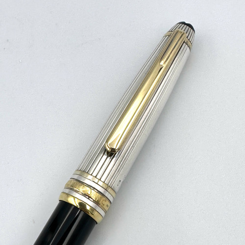 ปากกา MONTBLANC Meisterstuck 1631 Solitaire Doue Sterling Silver Rollerball Pen (Pre-owned) 5