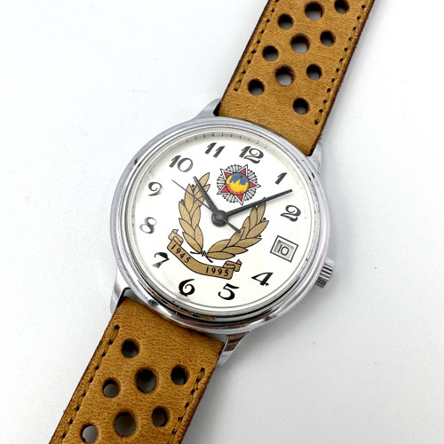 RAKETA 50 Years Victory WWII 1945-1995 Date ระบบไขลาน ขนาดตัวเรือน 36 mm. (Pre-owned)