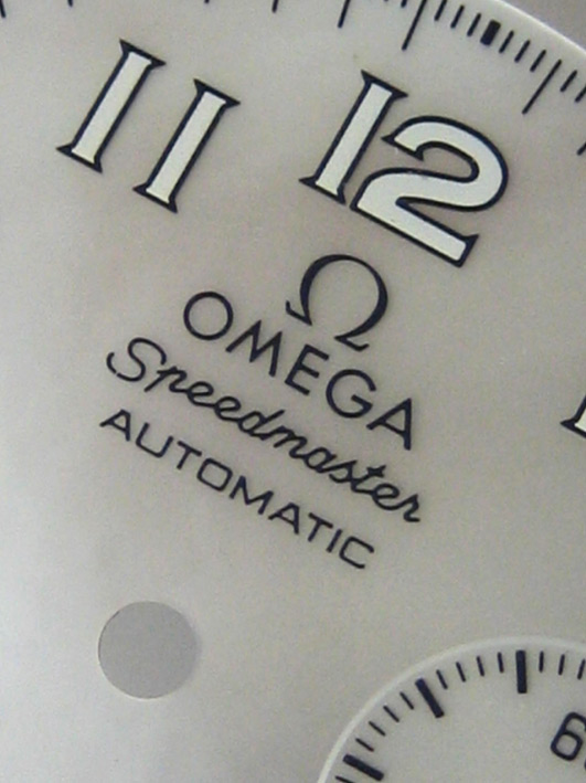 หน้าปัด omega new speedmaster reduce มุขขาว original (สำหรับตัวเรือน auto 38mm) 1