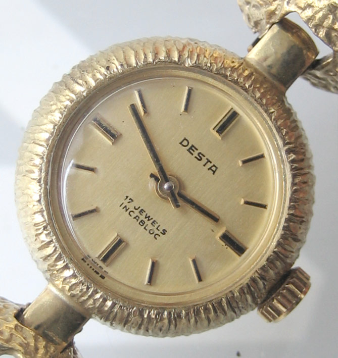 DESTA Art Deco Classic 1960 Manual Winding Unisex Size 20.5 mm. (Pre-owned) 1