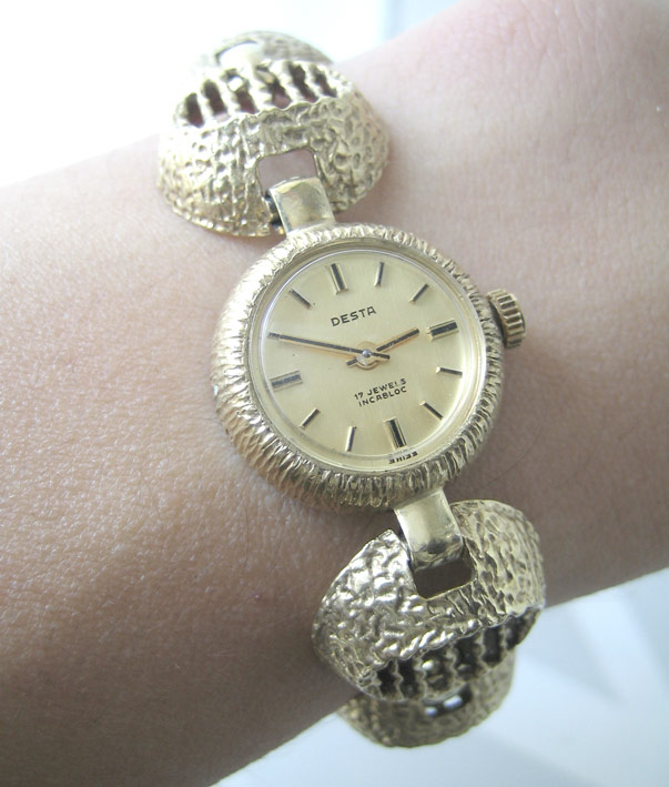 DESTA Art Deco Classic 1960 Manual Winding Unisex Size 20.5 mm. (Pre-owned) 6